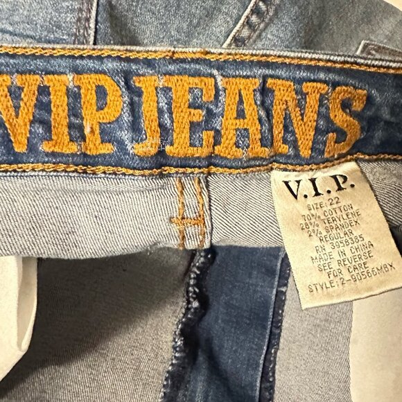 VIP Jeans Women's Destructed Collection Sculpting Stretch Denim Jeans Size 22 - Picture 8 of 9